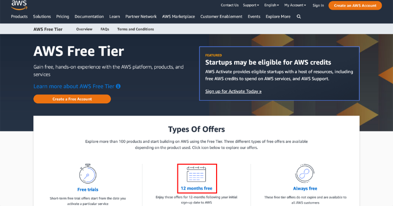 Step 5: Tìm hiểu về AWS Free tier