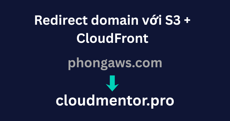 Use Amazon S3 and CloudFront for domain redirection